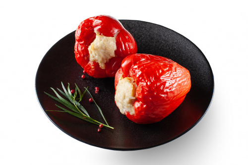 Перец, фаршированный мясом и рисом